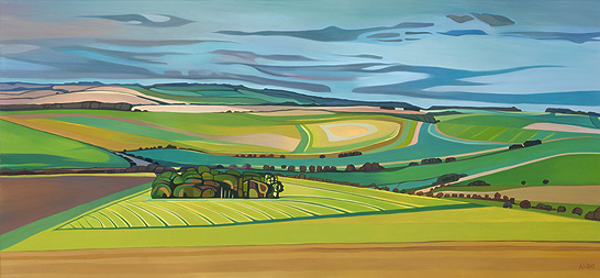 The View from Lowbury Hill