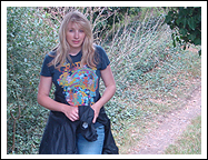 Me walking along Grims Ditch