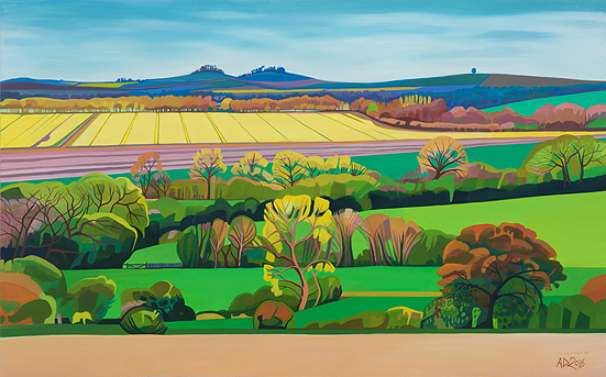 View from Lollingdon Hill